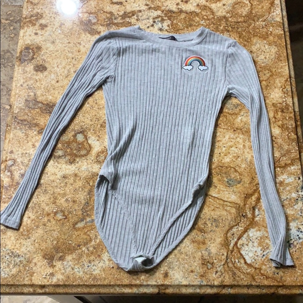 Grey 1 piece shirt forever 21
